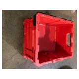 Milwaukee PACKOUT 18.6 in. Tool Storage Crate Bin with Carrying Handles and 50 lbs. Weight Capacity  Customer Returns See Pictures Milwaukee PACKOUT 18.6 in. Tool Storage Crate Bin with Carrying Handles and 50 lbs. Weight Capacity  Customer Returns See Pictures