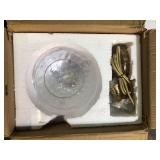 ADSENSTY 60 -Watt 1-Light Brass Pendant Light with Clear Water Wave Glass Shade Customer Returns See Pictures ADSENSTY 60 -Watt 1-Light Brass Pendant Light with Clear Water Wave Glass Shade Customer Returns See Pictures
