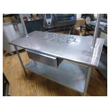 Stainless Steel Table with Baker