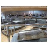 Jade Charbroil and 4 Burner Stove on Stand