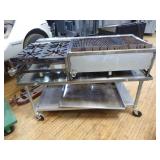 Jade Charbroil and 4 Burner Stove on Stand