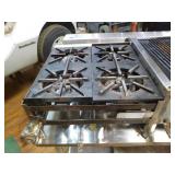 Jade Charbroil and 4 Burner Stove on Stand