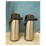 2 Thermal Beverage Air Carafes
