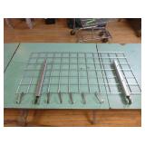 Stainless Steel Shelf and Hook Rack