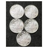 HALF TROY OZ TOTAL .999 FINE SILVER FRACTIONAL ROUNDS HALF TROY OZ TOTAL .999 FINE SILVER FRACTIONAL ROUNDS