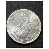 1 TROY OZ .999 FINE SILVER 1985 ENGELHARD AMERICAN PROSPECTOR ROUND 1 TROY OZ .999 FINE SILVER 1985 ENGELHARD AMERICAN PROSPECTOR ROUND