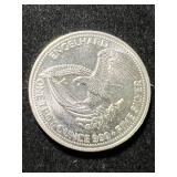1 TROY OZ .999 FINE SILVER 1985 ENGELHARD AMERICAN PROSPECTOR ROUND 1 TROY OZ .999 FINE SILVER 1985 ENGELHARD AMERICAN PROSPECTOR ROUND