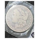 1878 US MORGAN SILVER DOLLAR 1878 US MORGAN SILVER DOLLAR