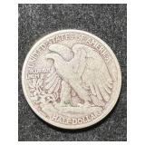 1943-D US WALKING LIBERTY HALF DOLLAR 1943-D US WALKING LIBERTY HALF DOLLAR