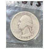 1937-S US WASHINGTON QUARTER 1937-S US WASHINGTON QUARTER