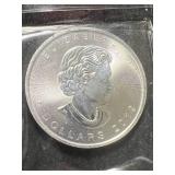 2019 CANADIAN MAPLE LEAF 1 TROY OZ .9999 FINE SILVER 2019 CANADIAN MAPLE LEAF 1 TROY OZ .9999 FINE SILVER