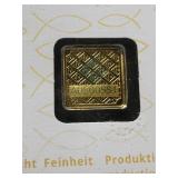 1 GRAM .999 FINE GOLD GEIGER BAR 1 GRAM .999 FINE GOLD GEIGER BAR