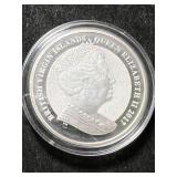 1 TROY OZ .999 FINE SILVER 2017 VIRGIN ISLANDS ROUND IN AIRTITE 1 TROY OZ .999 FINE SILVER 2017 VIRGIN ISLANDS ROUND IN AIRTITE