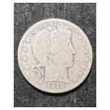 1912-D US BARBER HALF DOLLAR 1912-D US BARBER HALF DOLLAR
