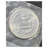 1964 US WASHINGTON QUARTER UNC 1964 US WASHINGTON QUARTER UNC