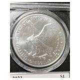 2023 AMERICAN SILVER EAGLE PCGS MS70 FIRST DAY ISSUE 2023 AMERICAN SILVER EAGLE PCGS MS70 FIRST DAY ISSUE