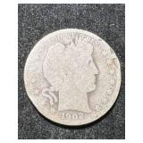 1902 US BARBER HALF DOLLAR 1902 US BARBER HALF DOLLAR