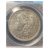 1882-O/S US MORGAN SILVER DOLLAR ANACS CERTIFIED 1882-O/S US MORGAN SILVER DOLLAR ANACS CERTIFIED
