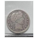 1914 US BARBER QUARTER 1914 US BARBER QUARTER