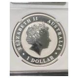 2017 AUSTRALIAN KOALA 1 TROY OZ .999 FINE SILVER NGC MS69 2017 AUSTRALIAN KOALA 1 TROY OZ .999 FINE SILVER NGC MS69