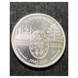 1 TROY OZ .999 FINE SILVER QUEEN OF PEACE ROUND 1 TROY OZ .999 FINE SILVER QUEEN OF PEACE ROUND