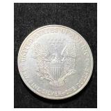 1996 AMERICAN SILVER EAGLE 1 TROY OZ .999 FINE SILVER 1996 AMERICAN SILVER EAGLE 1 TROY OZ .999 FINE SILVER