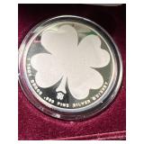 1 TROY OZ .999 FINE SILVER 1989 MICKEY MOUSE ROUND IN BOX 1 TROY OZ .999 FINE SILVER 1989 MICKEY MOUSE ROUND IN BOX