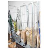material cart on wheels (contents not included)