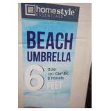 2ct Beach Umbrellas 6 ft.