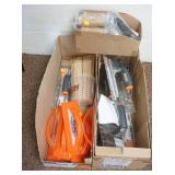 Trowels, paint sticks, steel and poly