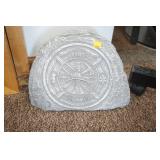 Fire Department Rock, garden display