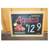 Double Sided Hanging Chalkboard (Granny Smith Sign is Removable)