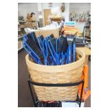 Display Basket & Snow Scraper Brushes