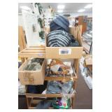 Hats and Wooden Shelf/Display Rack