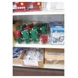 Key Chains, Coffee Cups, Steins, LED Lights, Large Glass Mugs