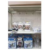 Steins, Miller Lite Poly Pitchers, Corona Extra Flags, Miller Lite Glasses