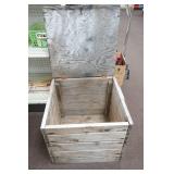 Vintage/Antique Wooden Box 18"x 17.5"x 16"