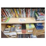 Books, DVDs, CDs, CD Cases, Pins, Straw Hats