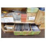 Books, DVDs, CDs, CD Cases, Pins, Straw Hats