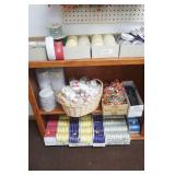 Ribbon, Stuffed Bears, Spools of Decorative Chain