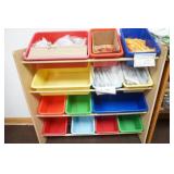 Toy Organizer Bin and Contents