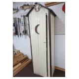 Wooden Outhouse Decor Cabinet
