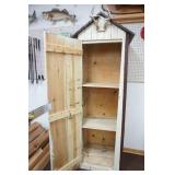 Wooden Outhouse Decor Cabinet