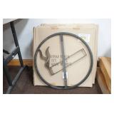 6ct NO SMOKING Metal Decor Signs