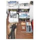 Folding Knives, Mini Compasses, Warmers, Hatchets