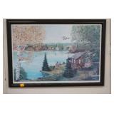 Vintage Cabin Print