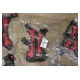 5 New dog harnessed size small Hear...