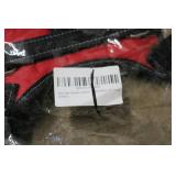5 New dog harnessed size small Hear...