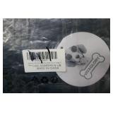 2 VIVAGLORY ROUND DARK GREY DOG BED...