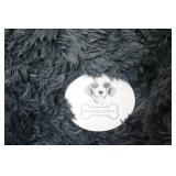 4 VIVAGLORY ROUND DARK GREY DOG BED...